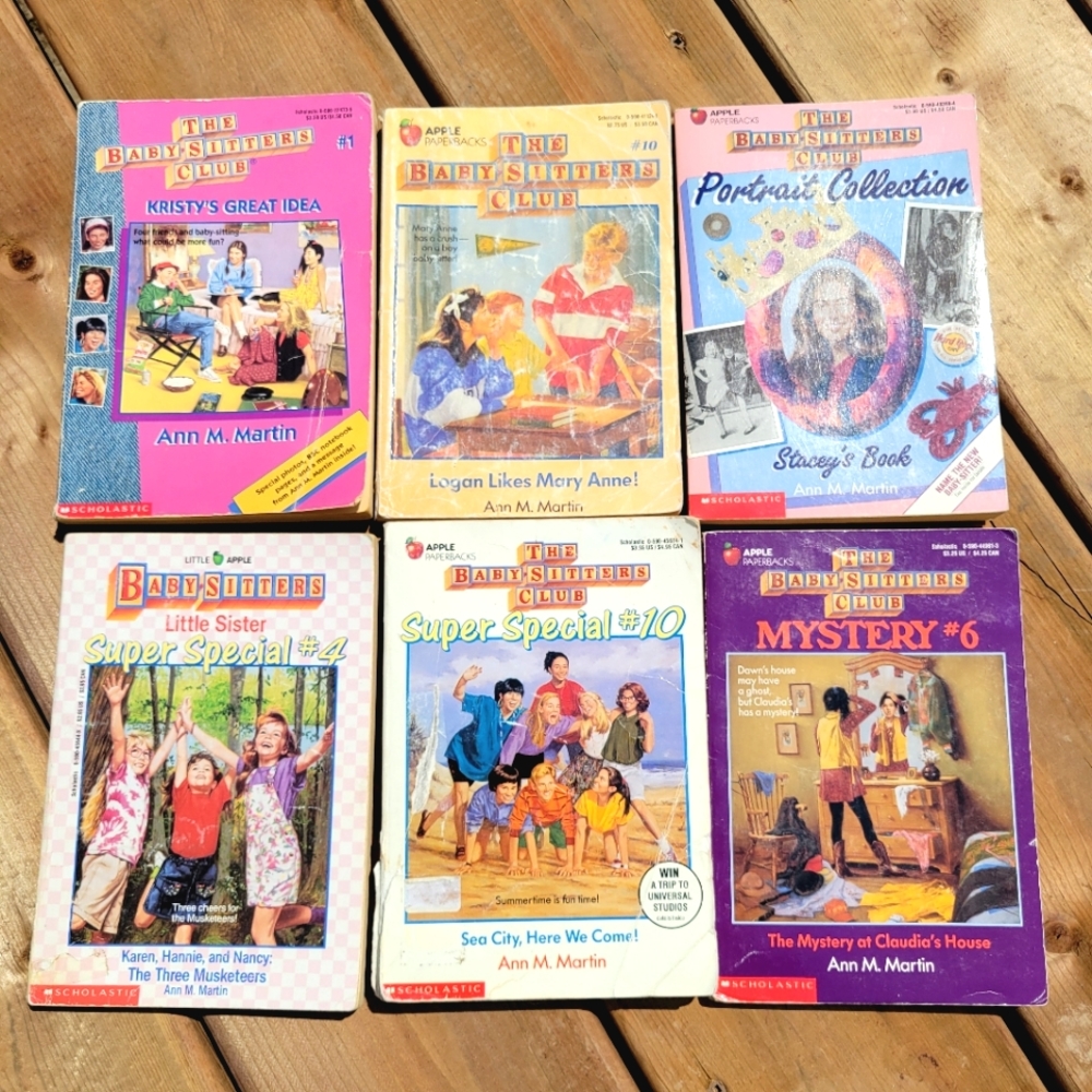 The Babysitters Club Series and Collections Vintage Book Bundle of 6